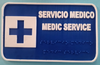 Señalética: Servicio médico - Braille
