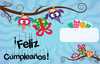 Diploma ¡Feliz cumpleaños! búho regalos