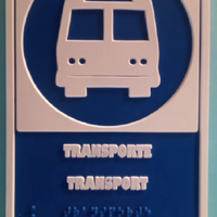 Señalética: Transporte - Braille