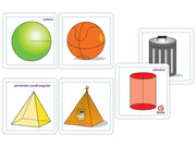 Memopares asociación de cuerpos geométricos