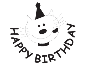 Cat - Happy birthday